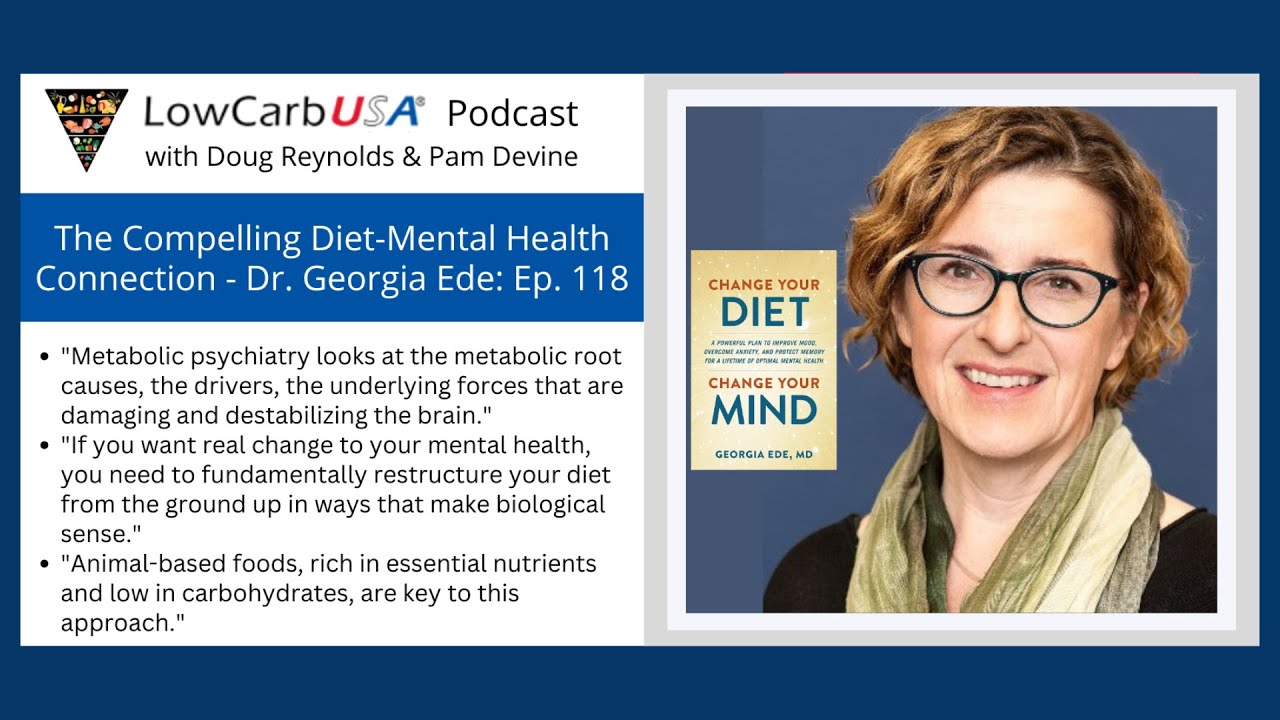 Is Diet the Secret to Better Mental Health? - Dr. Georgia Ede: Ep. 118
