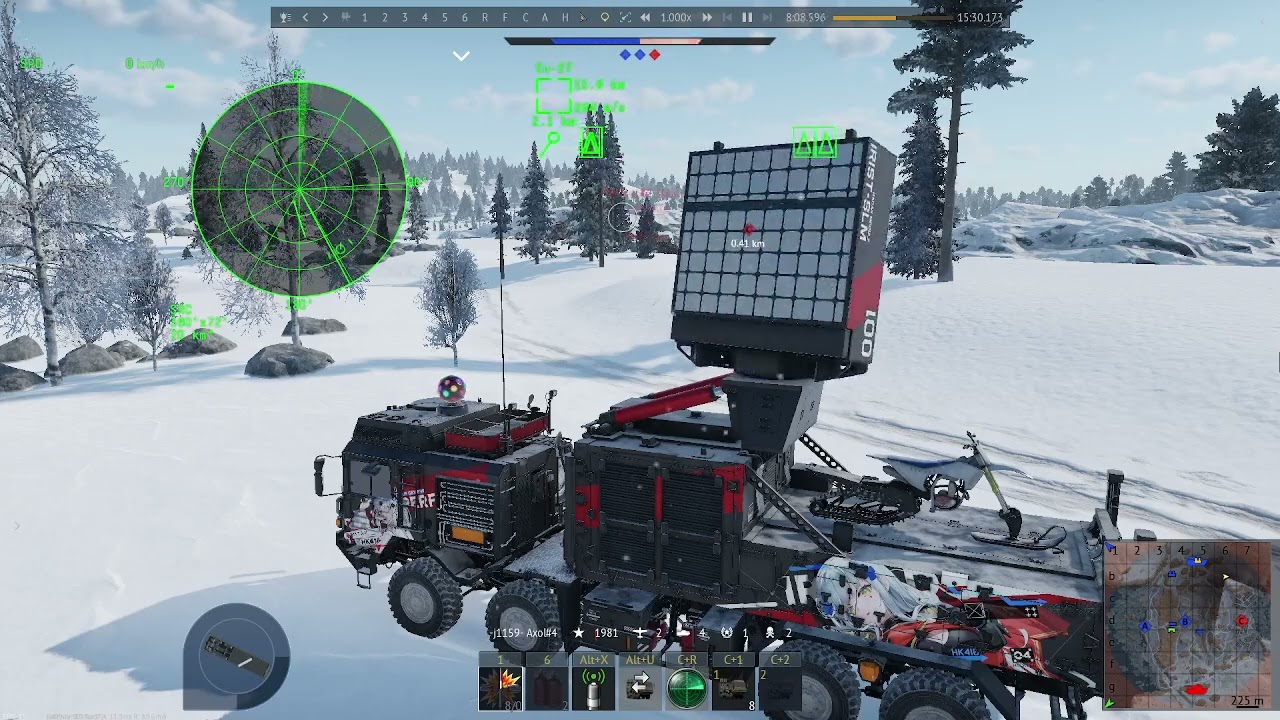War Thunder-German top tier nuke with squad