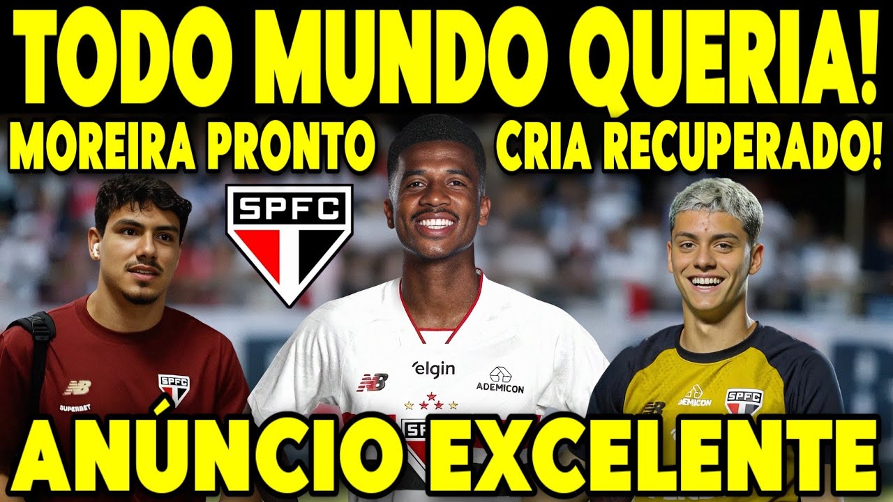 ENFIM SAIU A NOTÍCIA QUE A TORCIDA DO SÃO PAULO QUERIA OUVIR! REFORÇOS IMPORTANTES