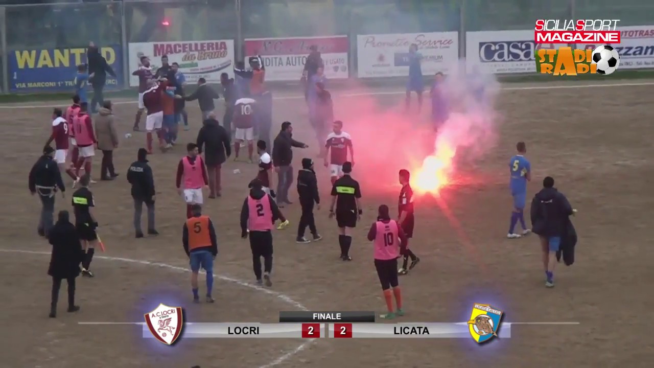 Locri Licata 2 2 tensione a fine gara