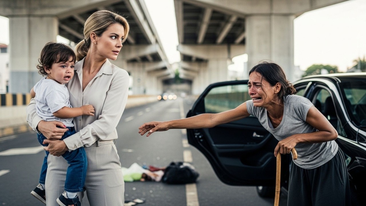 MULHER RICA TIRA FILHO DA MENDIGA - SEM SABER DE QUEM ELE É