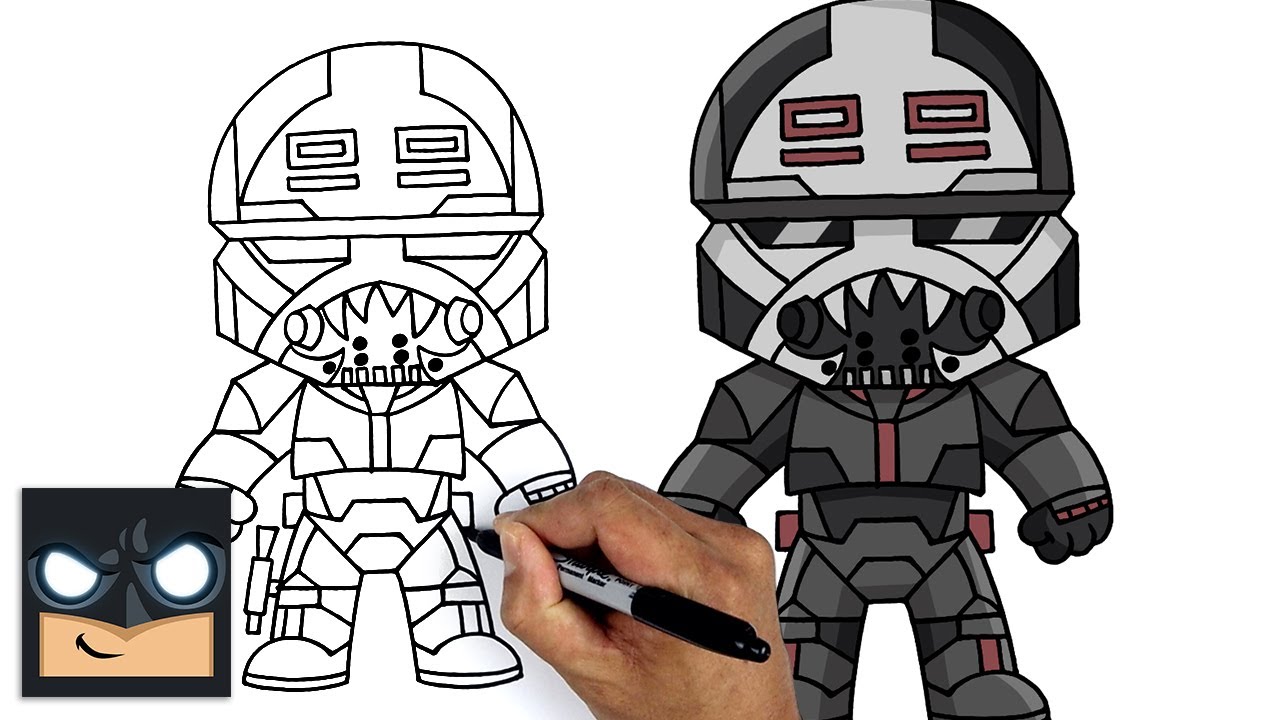 How To Draw Wrecker | The Bad Batch | Star Wars