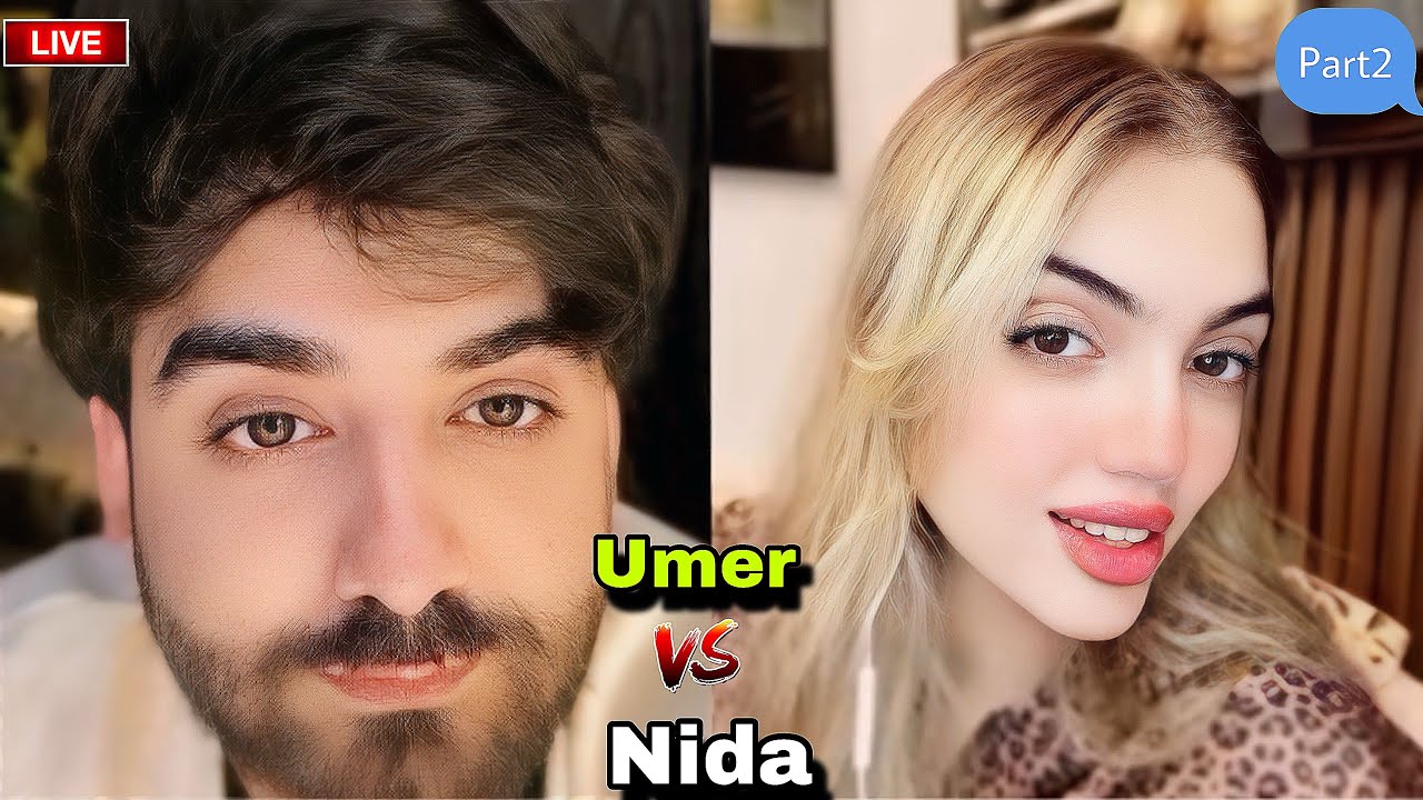Umer vs Nida Live on TikTok Umer kya hai yar btao.? #umerbutttiktoklive #part2 