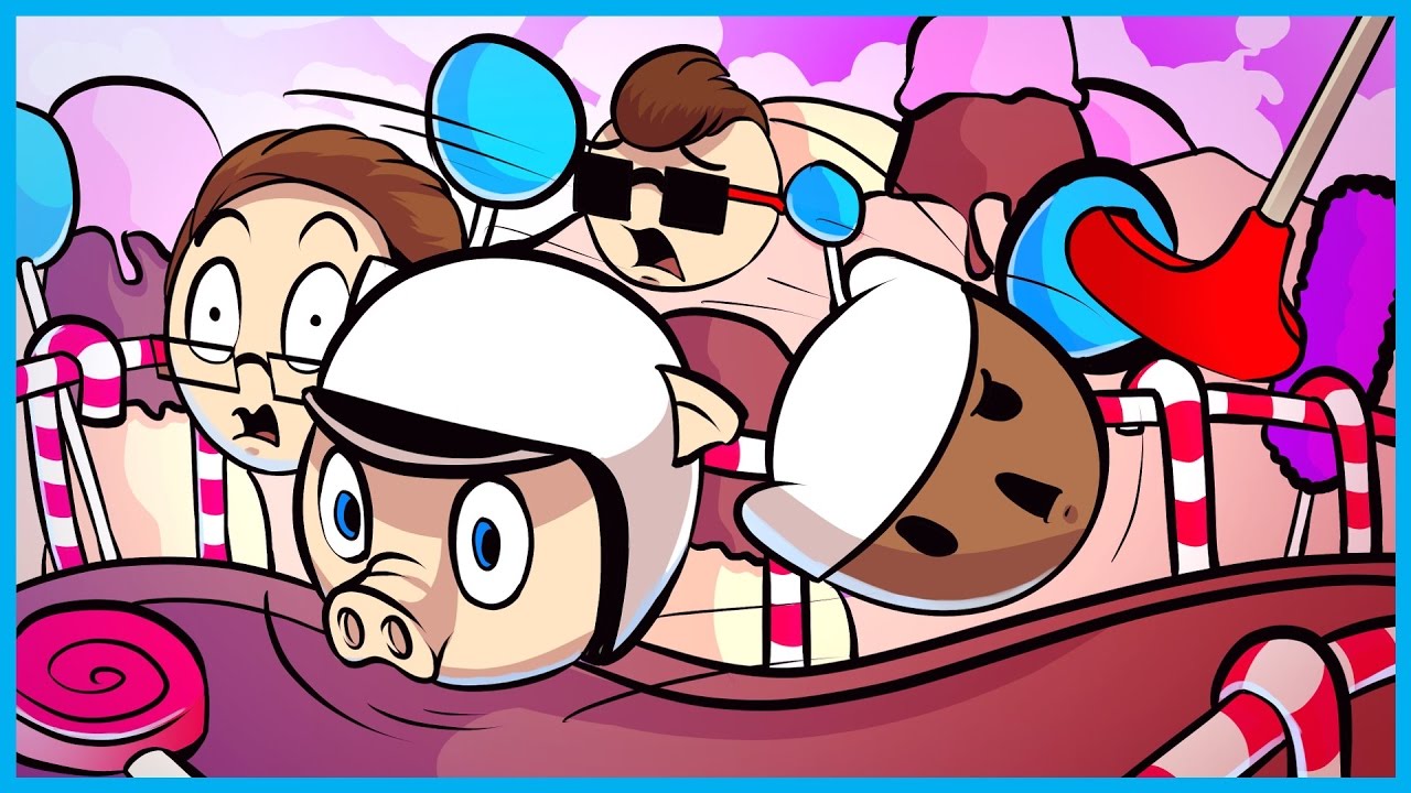 CANDYLAND MINI GOLF RAGE!! - Tower Unite Golf Funny Moments!