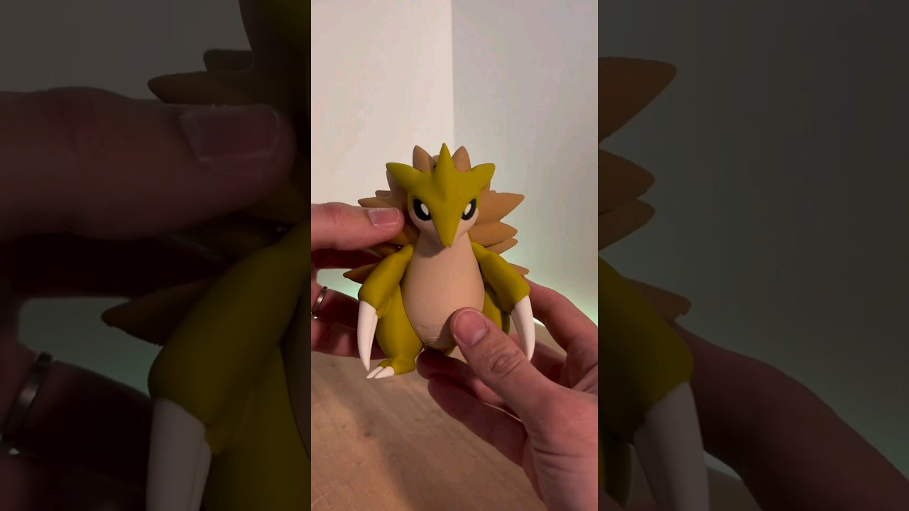 Sandslash 3D printing making figure | Pokémon figures | 26/151 