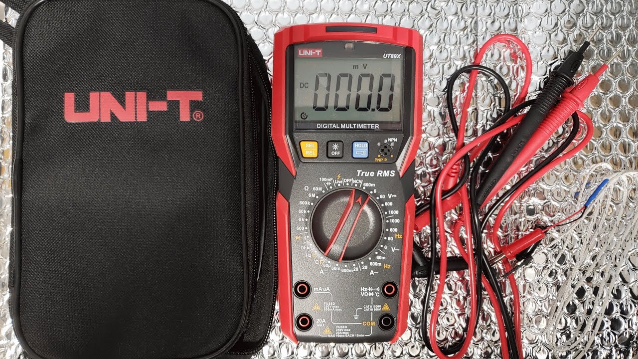 Vbe 112 parte 1: multímetro Uni-T UT89X (Minipa ET-2042F): unboxing e primeiros testes