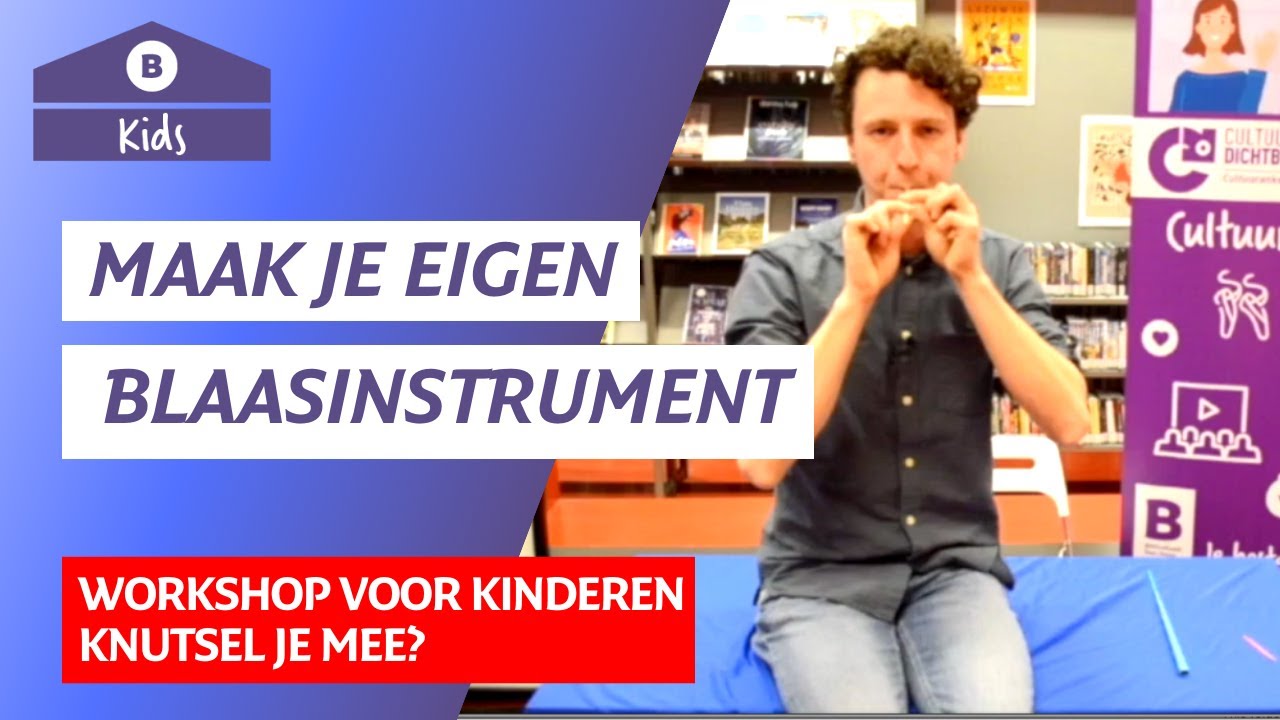 Maak jouw eigen blaasinstrument