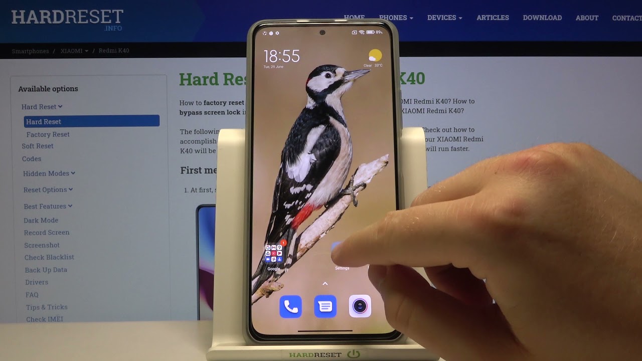 How to Check Battery Temperature on Xiaomi Redmi K40 &ndash; Ampere App