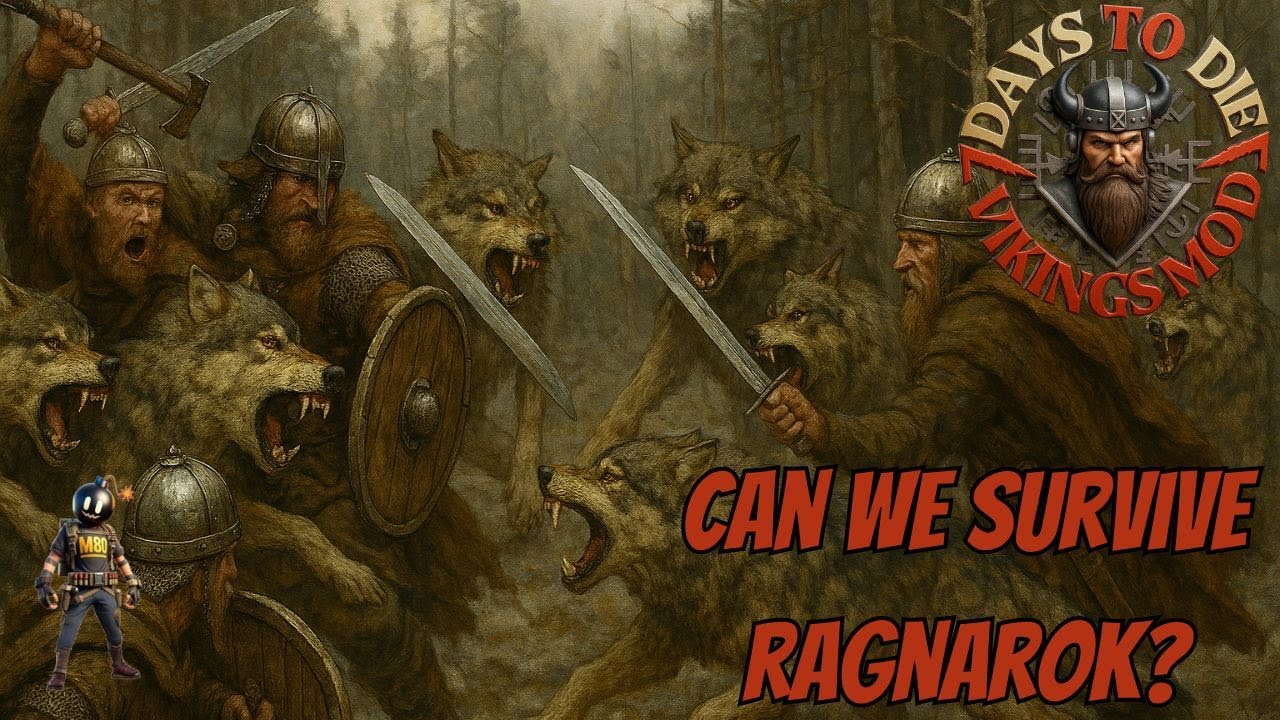 OUR FIRST MULTIPLAYER RAGNAROK IN THE VIKING MOD |7 DAYS TO DIE