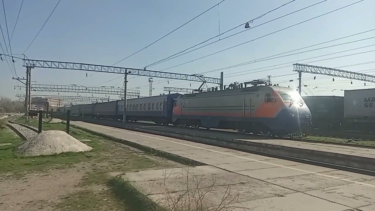 Прибытие-Отправление поезда 041Т  Алматы-Атырау, Прибытие Отправления поезда 045 Павлодар-Туркестан