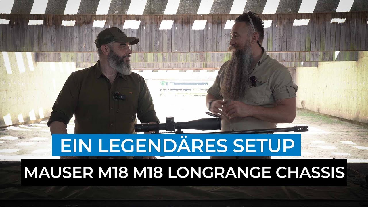 Mauser Repetierbüchse M18 Longrange Chassis mit Minox Long Range 5–25x56 LR