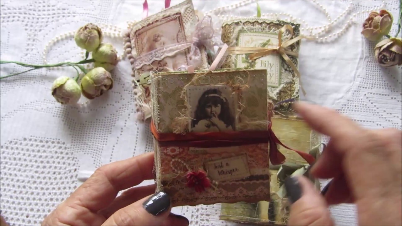 Micro Mini Journals  ~ Just a Whisper