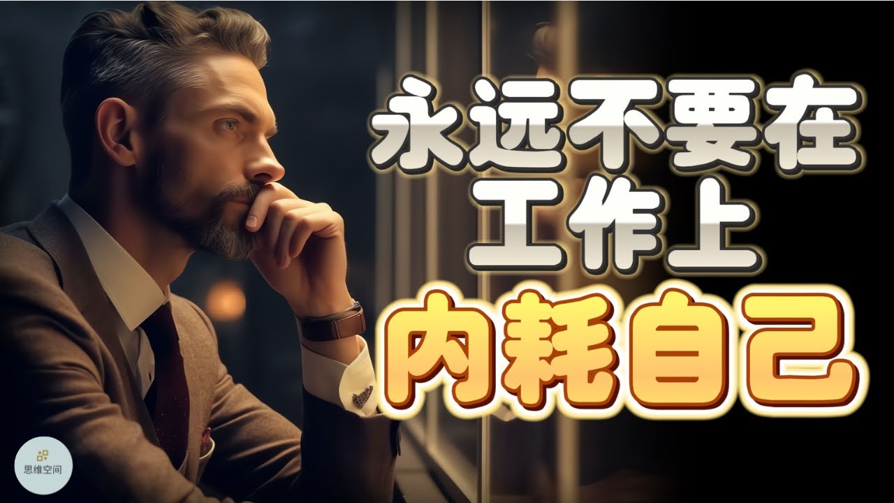 永远不要在工作上内耗自己  | 2023 | 思维空间 0505