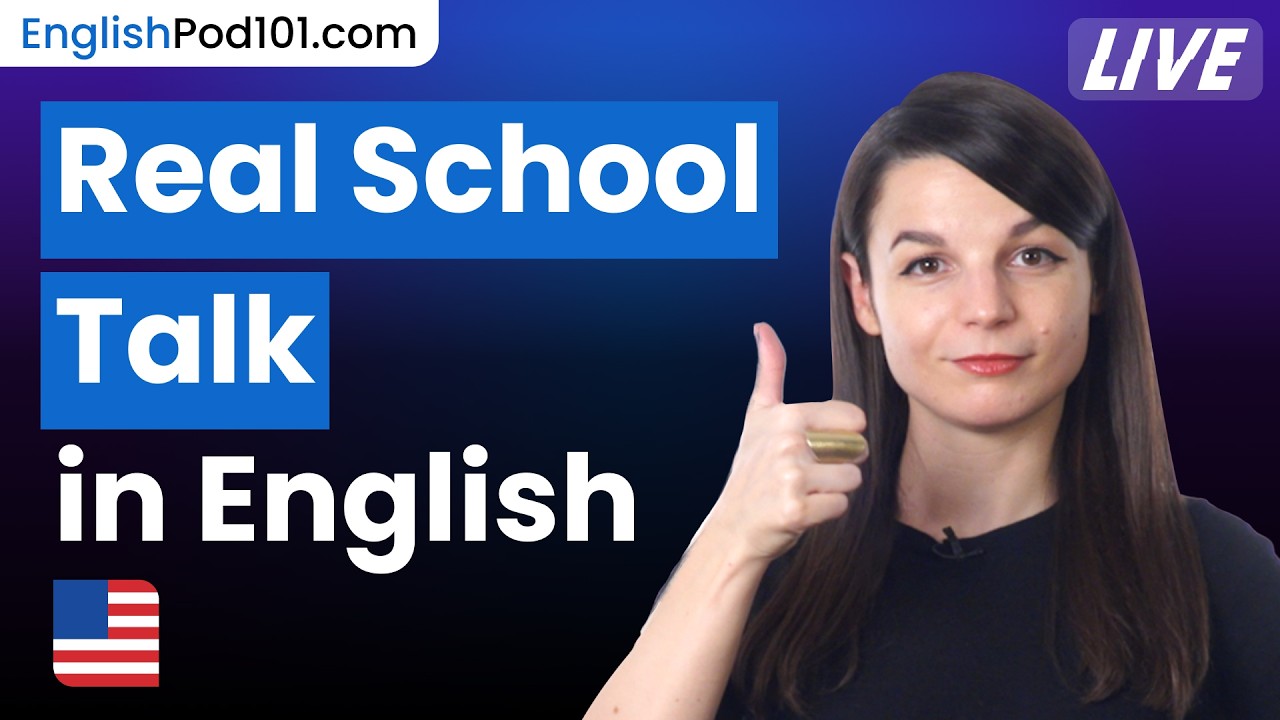 Talking About School Life in English 🇺🇸