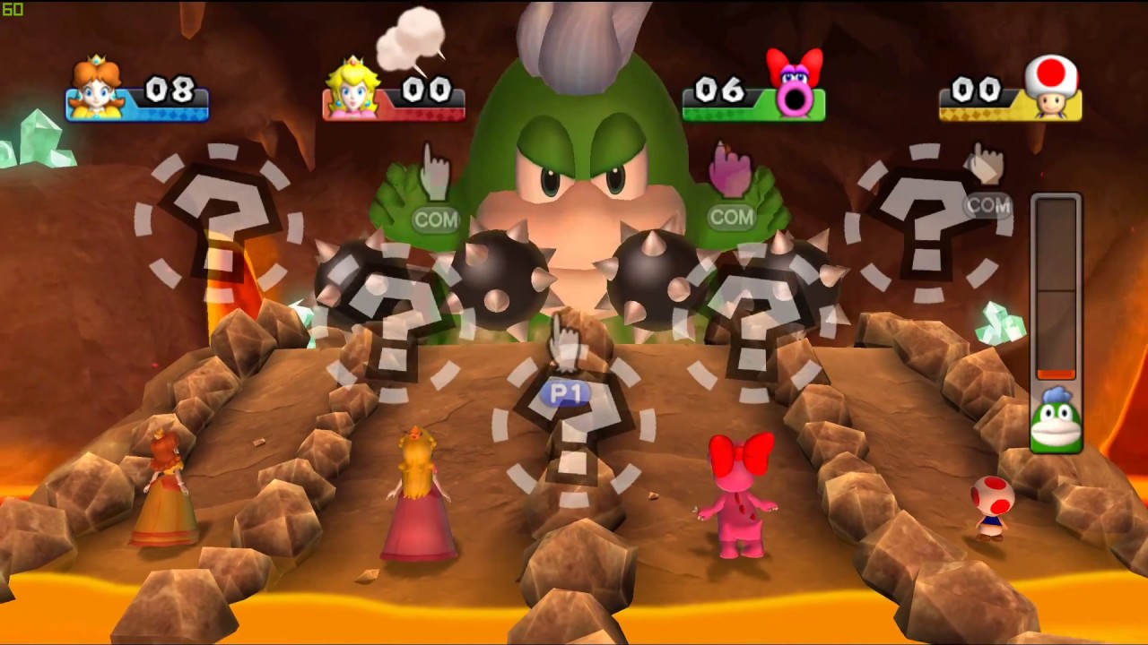 Mario Party 9  Boo's Horror Castle Party Part 24 ( Princess Daisy Solo vs  3 Player)