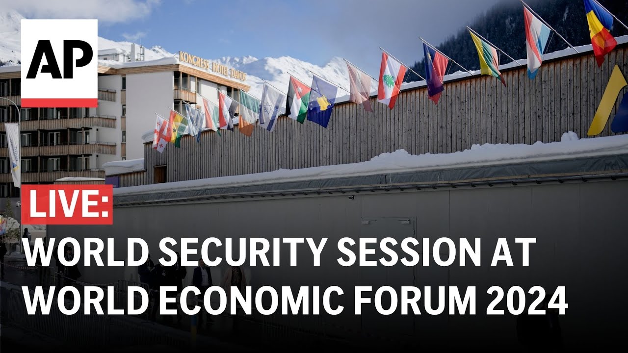 Davos LIVE: Discussion on world security at World Economic Forum 2024