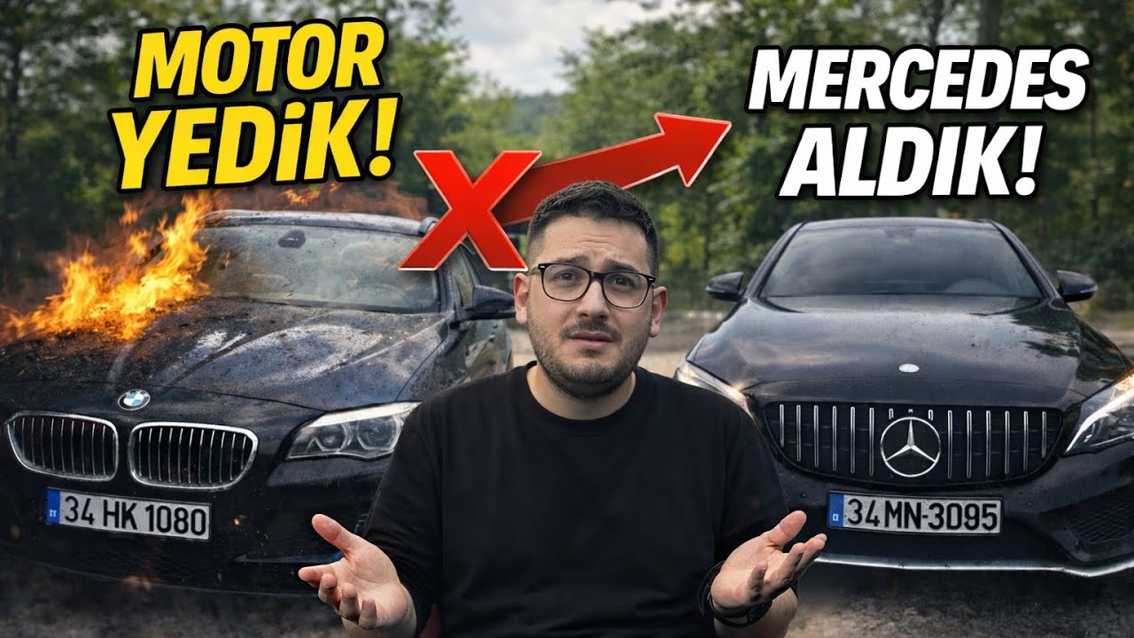BMW MOTOR YEDİ, MERCEDES ALDIK !