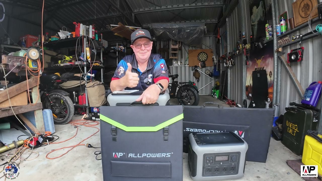 «Питание автономным кондиционером для каравана — бесшумное питание с ALLPOWERS R2500 (солнечный г...