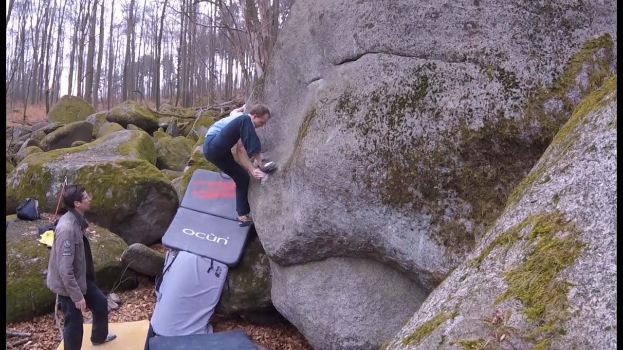 Felsenmeer Bouldern! 7a Klassiker + neue Sprungvariante?