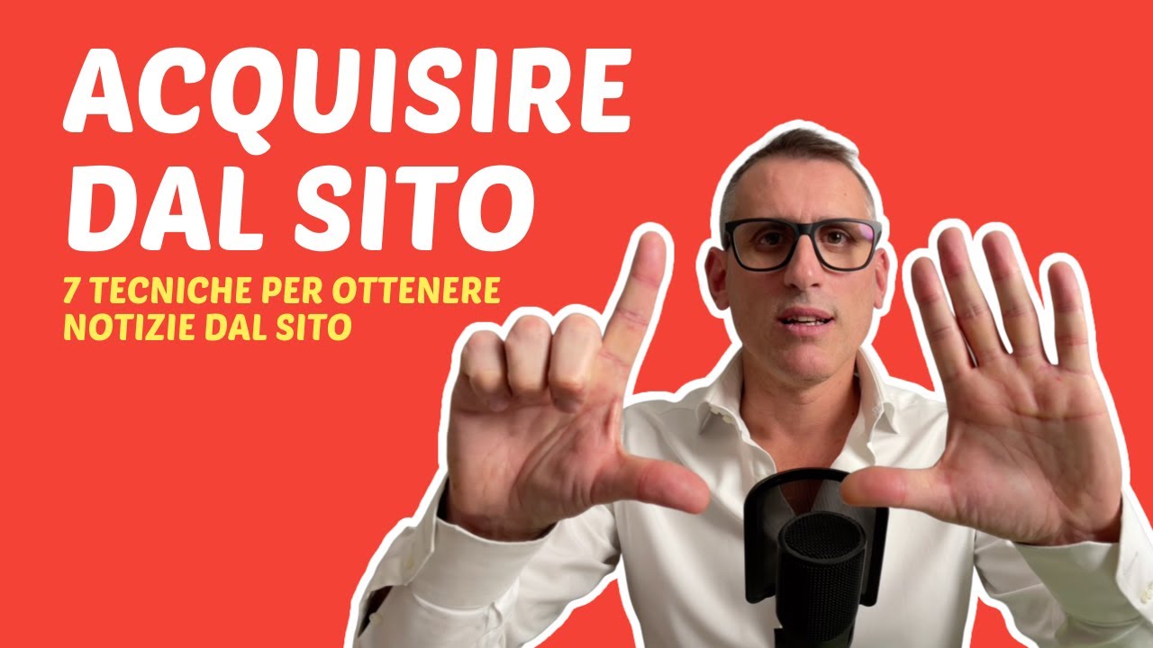 7 tecniche per acquisire notizie dal sito di un'agenzia immobiliare