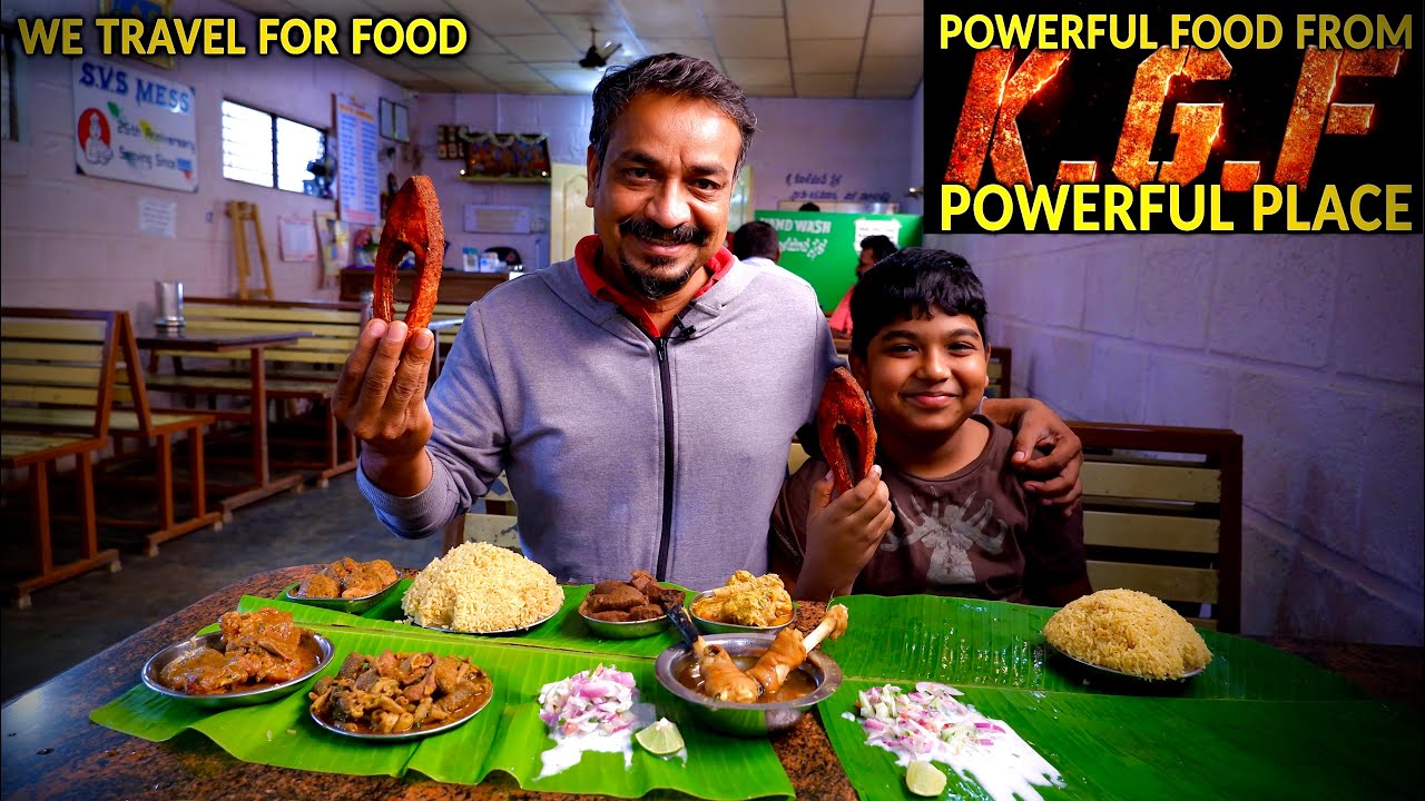 POWERFUL FOOD FROM POWERFUL PLACE - K G F ல் ஒரு வெறித்தனம் - SVS MESS - KOLAR OLD MADRAS ROAD