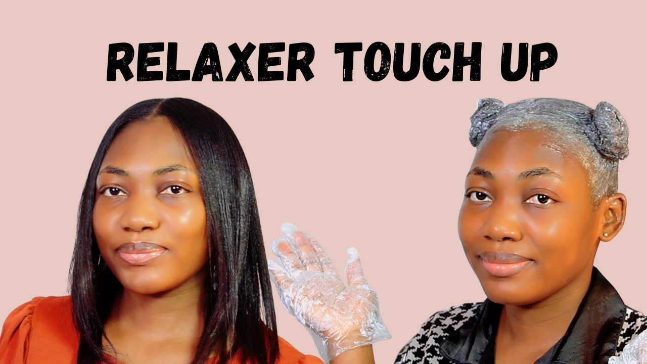 RELAXER TOUCH UP || I Relaxed My Hair At Home
