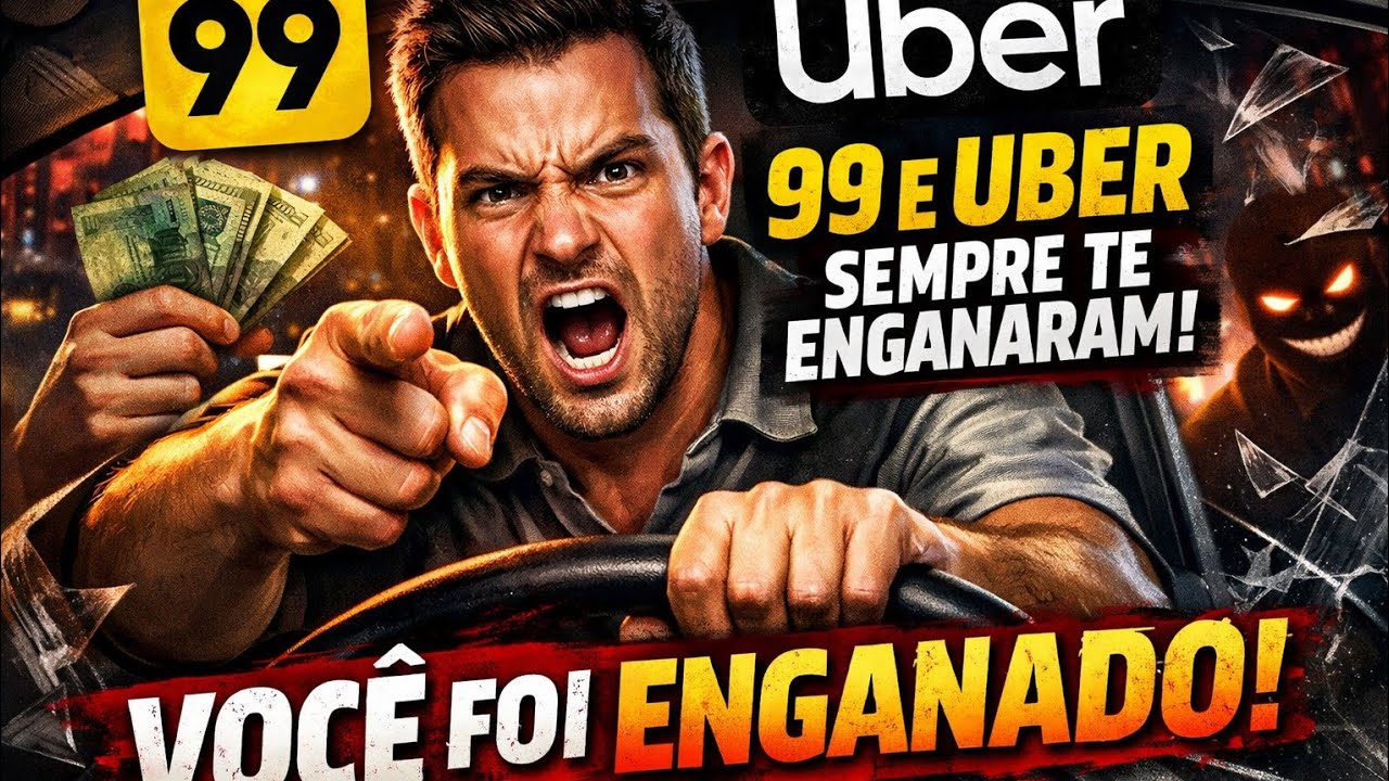 “Você Trabalha, Eles Ficam Ricos: O Golpe Silencioso da Uber e 99”