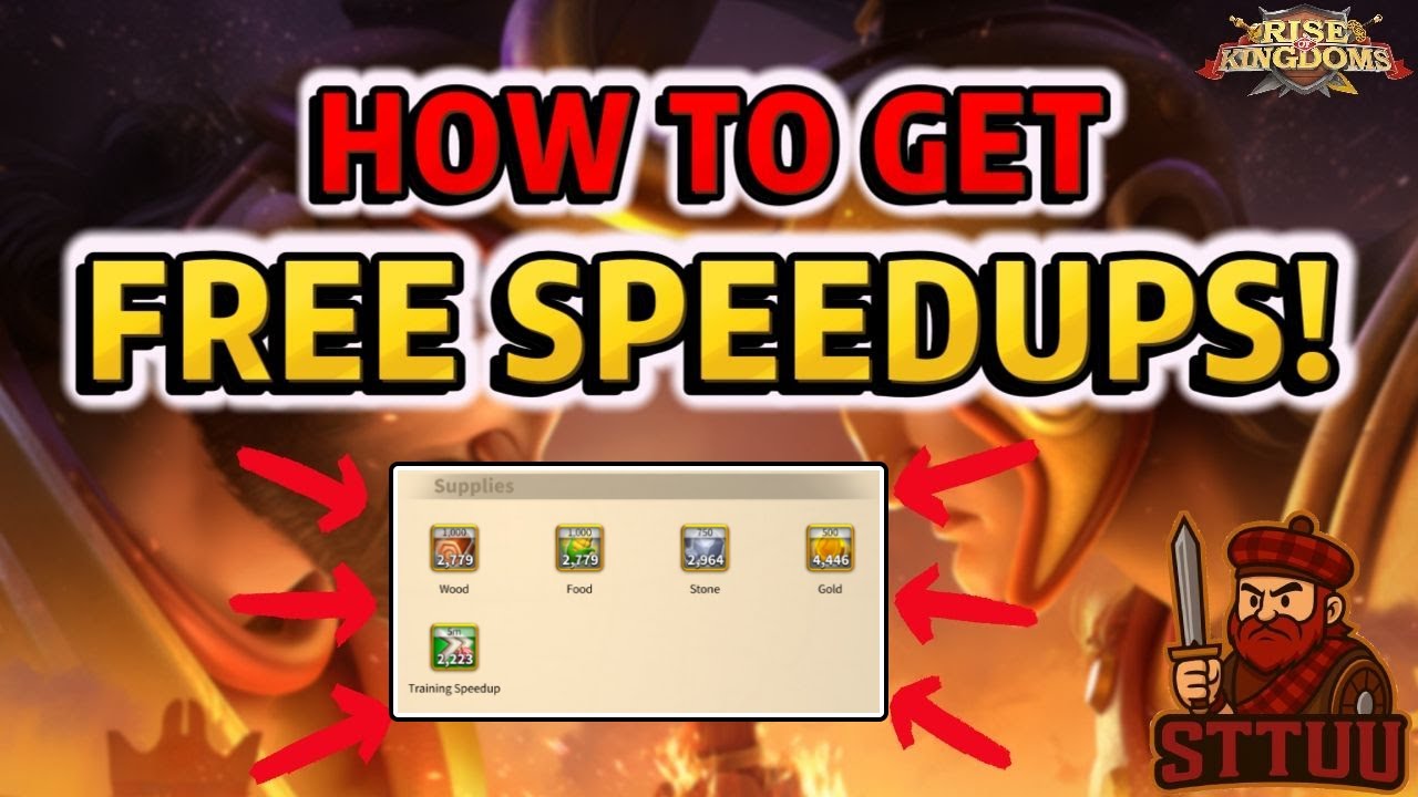 БЕСПЛАТНОЕ руководство по ускорению &mdash; воспользуйтесь этим простым трюком! | Rise of Kingdoms