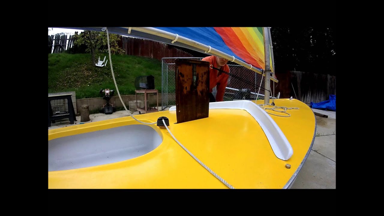 Rigging my Sunfish Sailboat