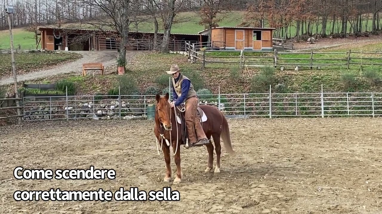 Come scendere dalla sella… correttamente