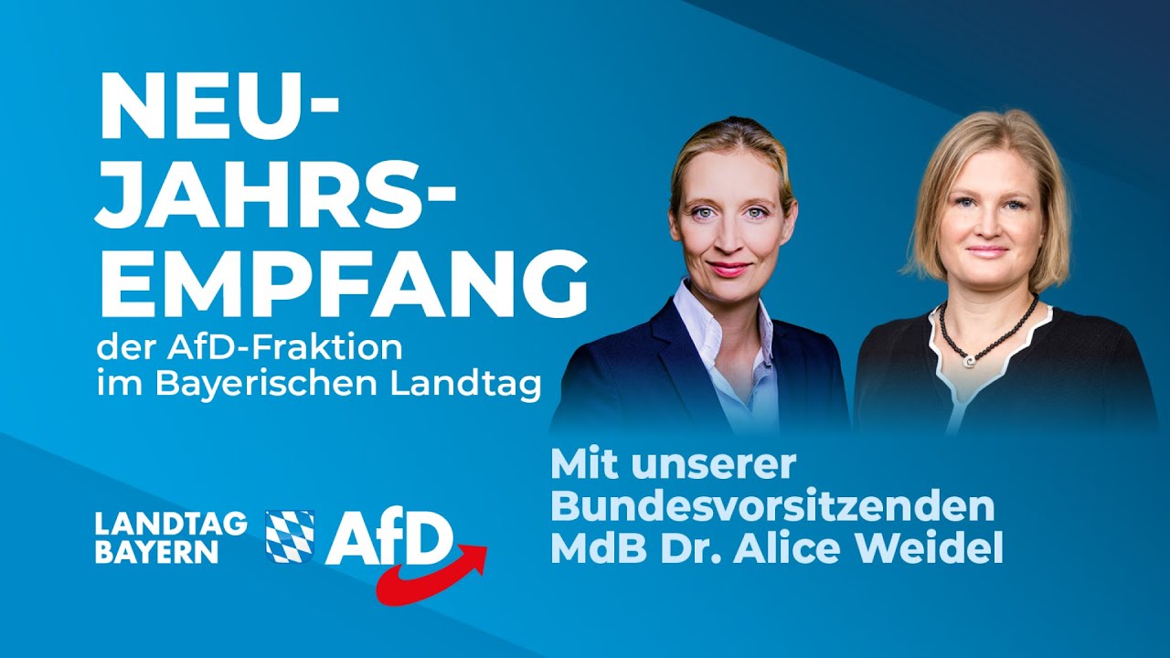 NEUJAHRSEMPFANG der AfD-Fraktion im Bayerischen Landtag am 31.01.2026