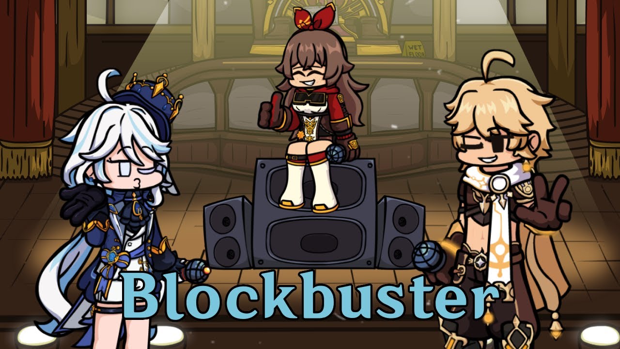 Fabulous show (Blockbuster but Furina and Aether sing it, ft. Amber)