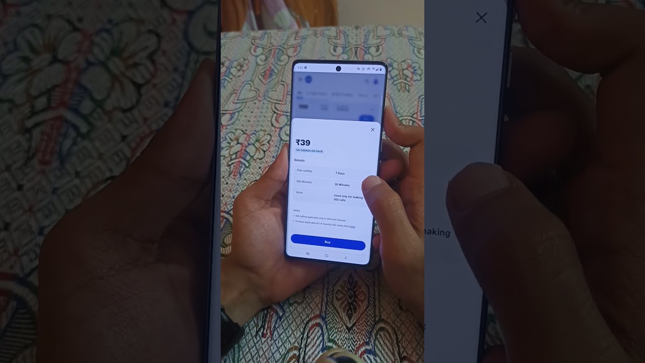 Jio ₹39 Recharge Plan All Details And Velidity 🔥 | Jio ISD Plan ₹39 #shorts.