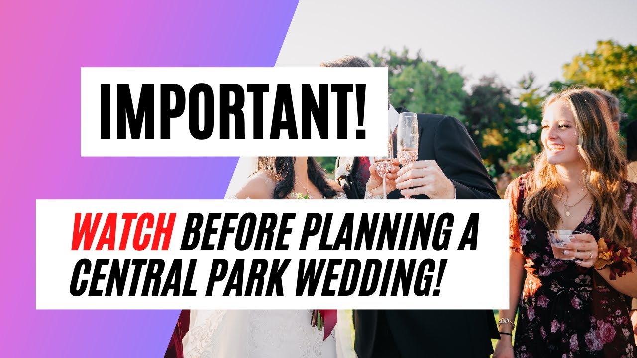 How to get married in Central Park in New York City - All you need to know for a NYC Wedding.