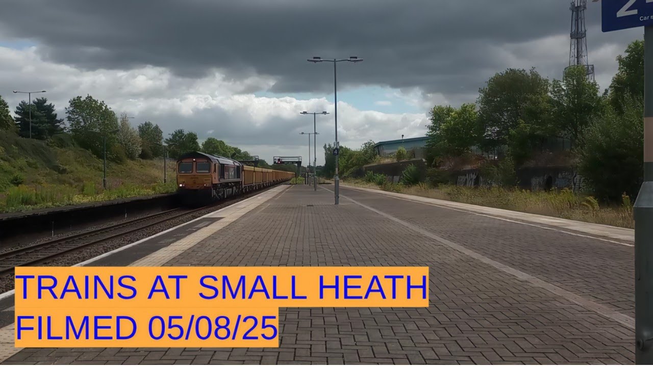 Trains at Small Heath (CML) 05/08/25