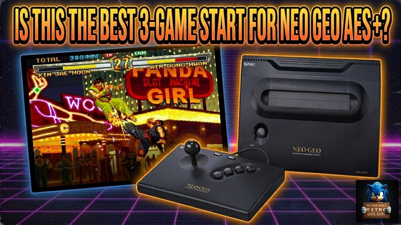Мои первые три предзаказа на Neo Geo AES Plus?