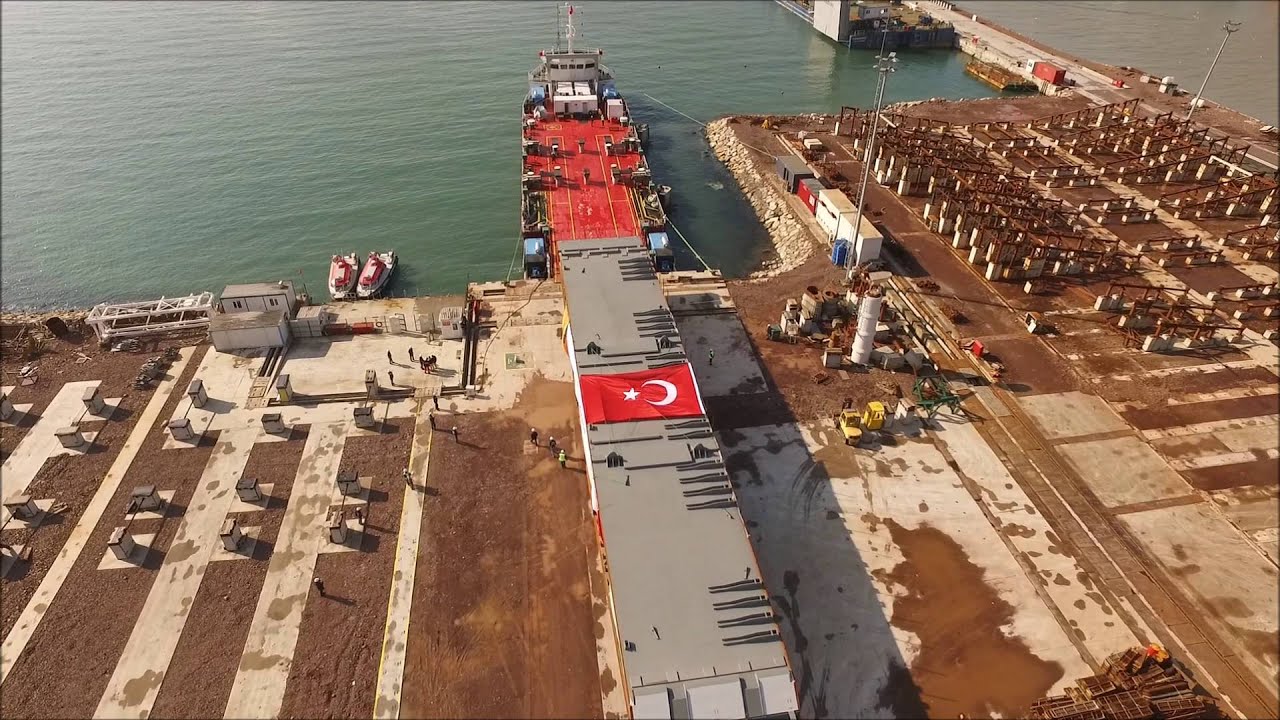 Delivery of last steel deck segment of Yavuz Sultan Selim Bridge