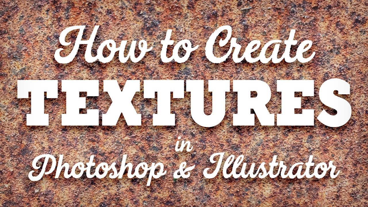 Как создать собственные текстуры в Photoshop и Illustrator