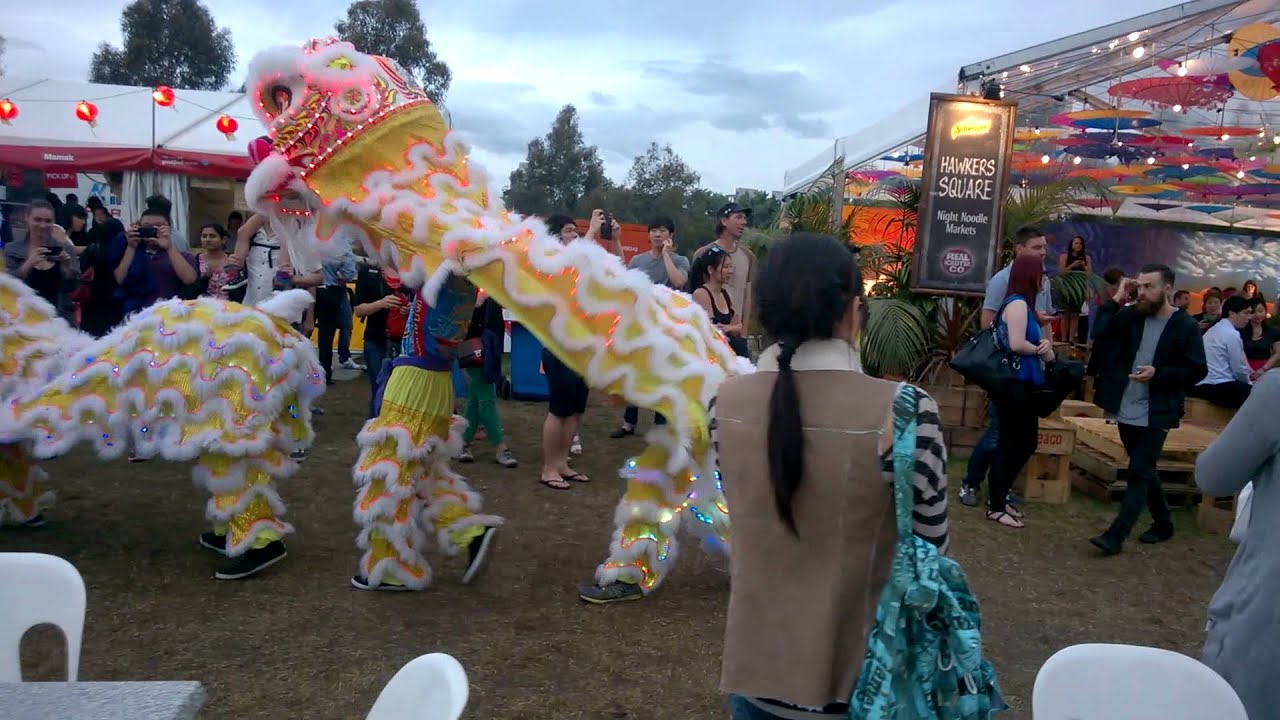 Sifu Lam Lion Dance Noodle Festival Melbourne