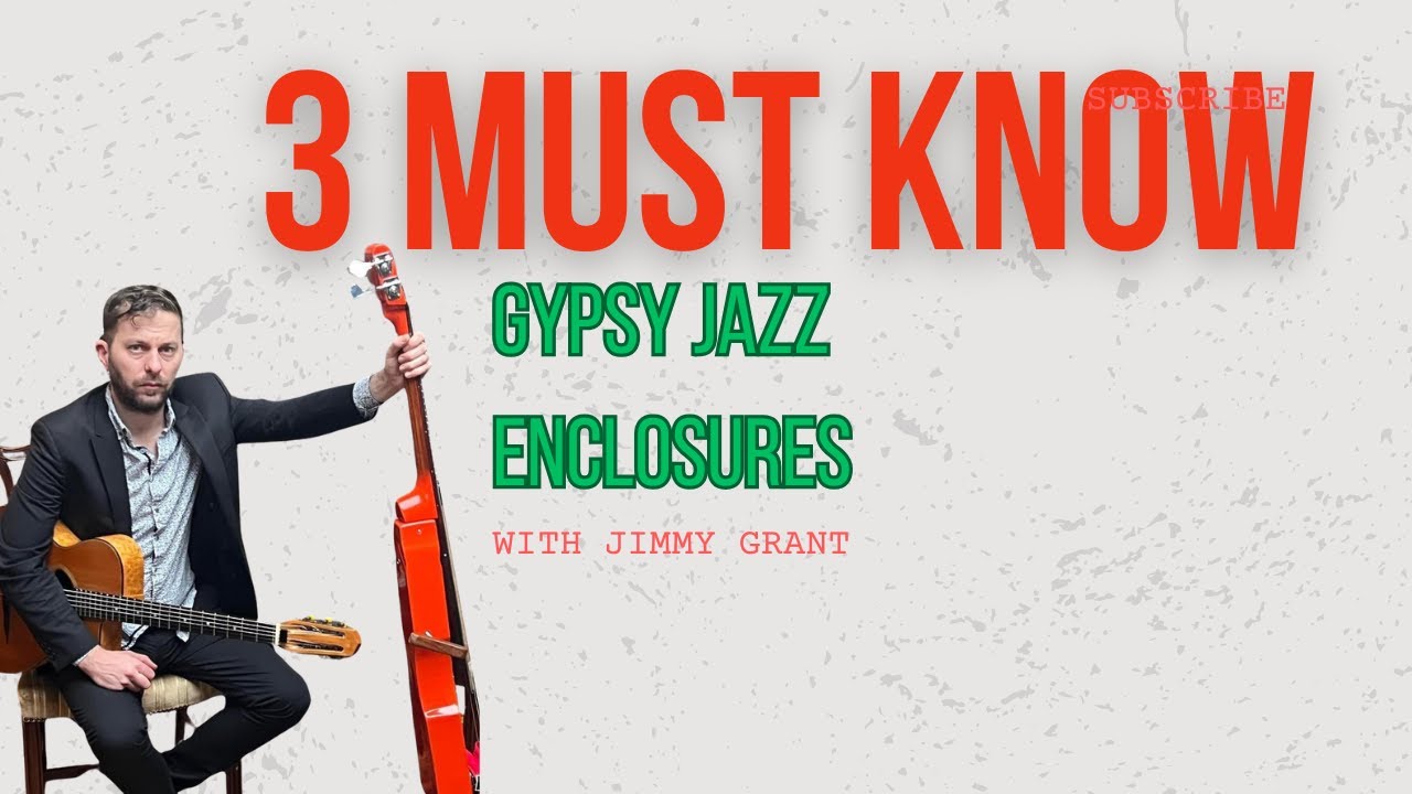 Django Reinhardt Gypsy Jazz Lesson-  3 MUST know Enclosures! (Jazz Manouche)