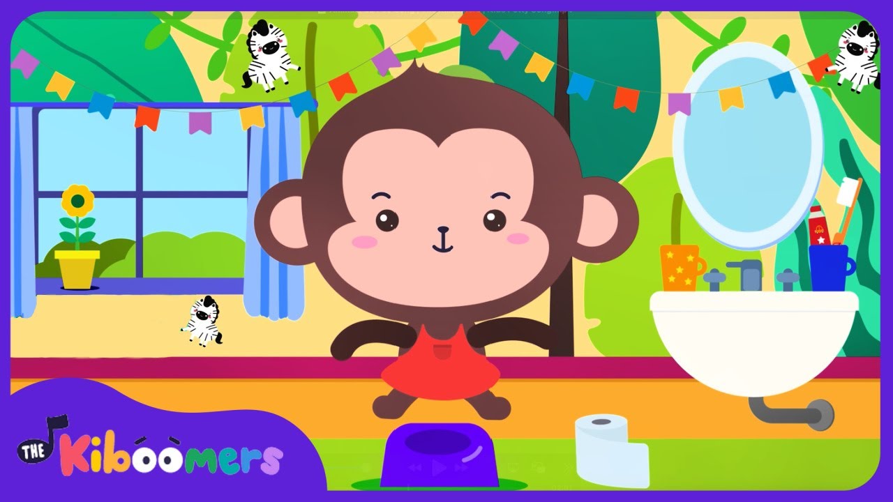 Potty Time with Animals! 🐶🦁 Let&rsquo;s Go Potty Together! |The Kiboomers Kids Songs