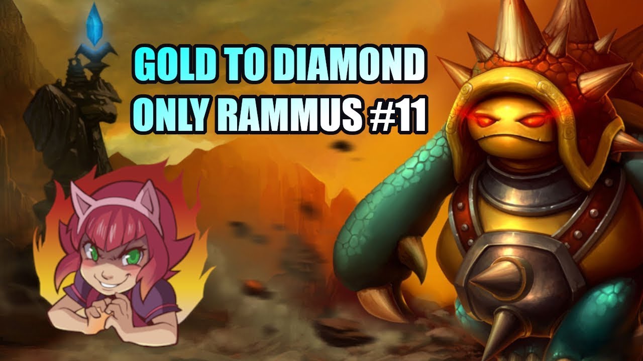 BEST RAMMUS EUNE GO TO BE BEST RAMMUS WORLD! | GOLD TO DIAMOND ONLY RAMMUS #11 - League of Legends