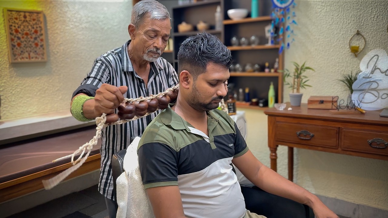 Waris Barber Real ✨COSMIC Head Massage in ASMR STUDIO | BEST Medicine For FAST SLEEP | ASMR Gautam