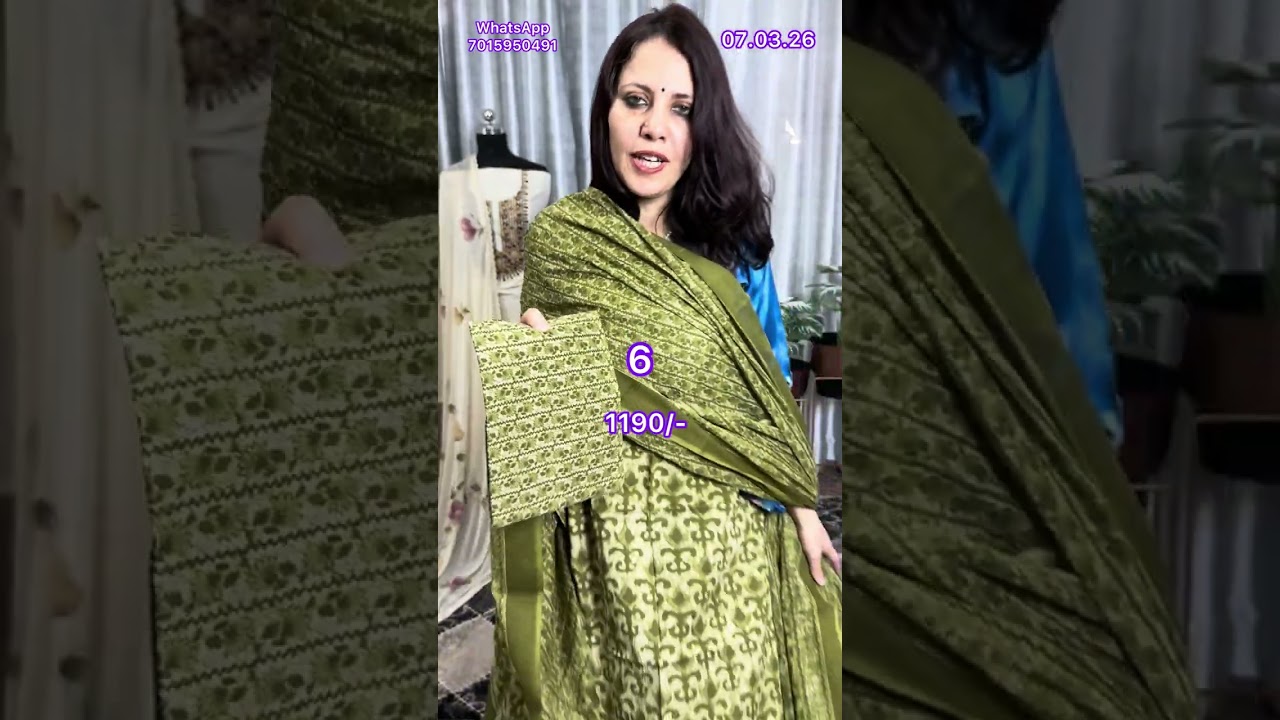 07.03.26🌸Pure Cotton Officewear & Jamdani silk Suits🌸