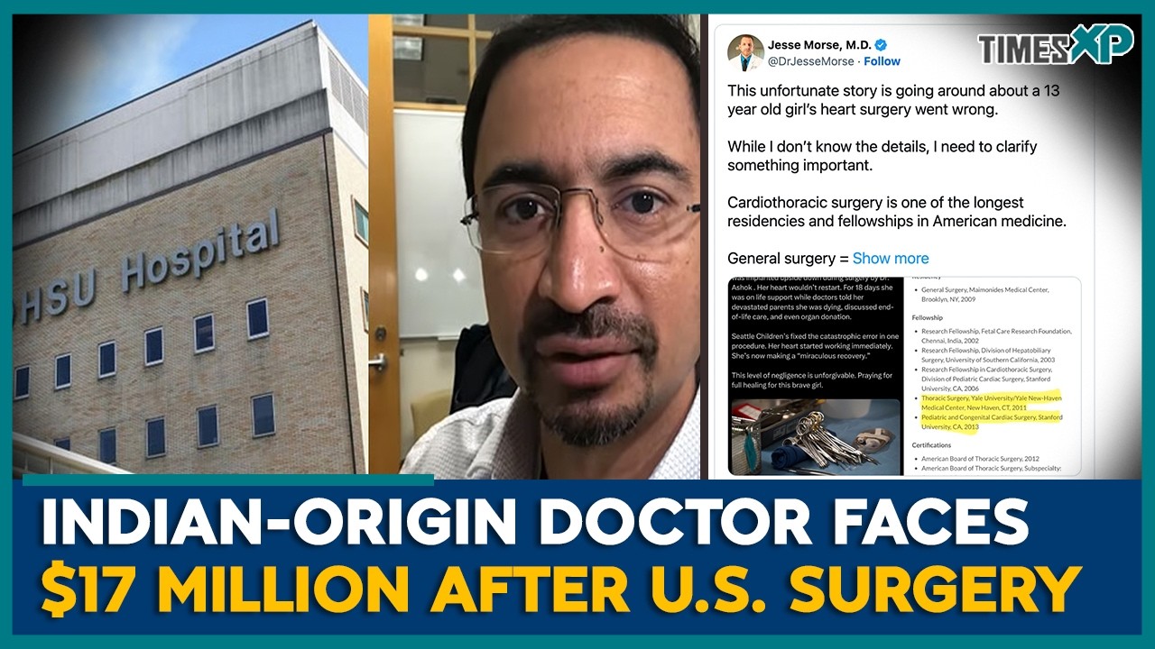 Indian-Origin Doctor Faces Legal Trouble After U.S. Surgery | Indians In U.S
