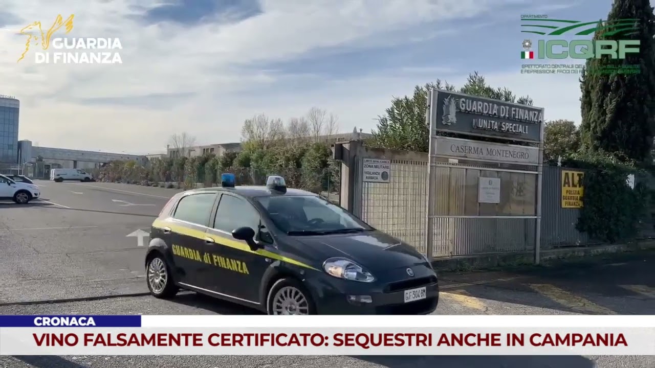 CRONACA. VINO FALSAMENTE CERTIFICATO: SEQUESTRI ANCHE IN CAMPANIA