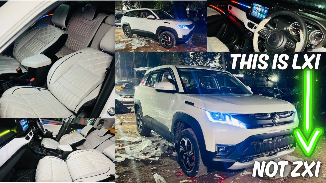 Brezza 2025 Modified with Genuine Items ✅ Brezza Lxi Cng Modifications ✅ Brezza Base To Top Modified
