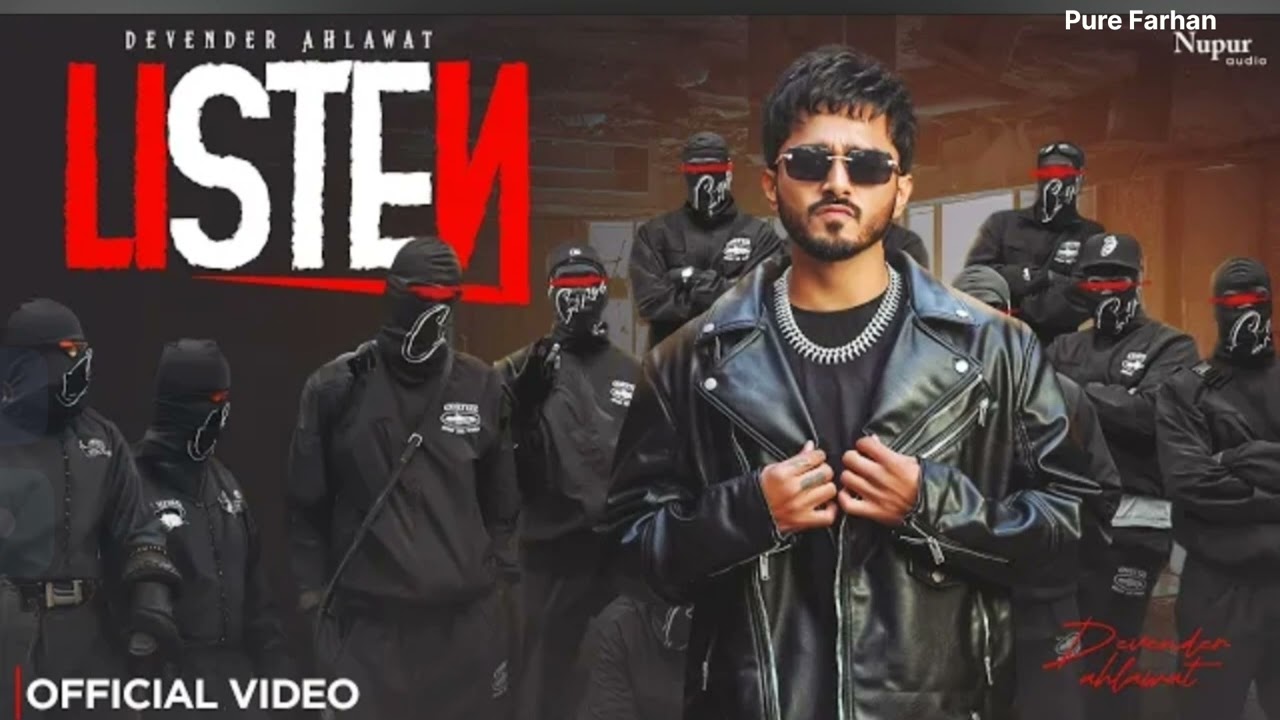 Listen (Official Video) Devender Ahlawat | New Haryanvi Song 2026 |Haryanvi Hip Hop