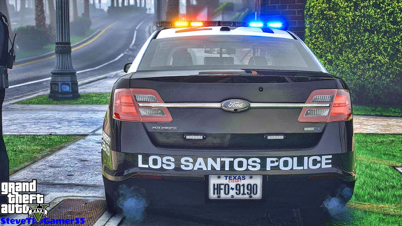 Городской патруль|| GTA 5 Mod Lspdfr|| HPD #lspdfr #stevethegamer55