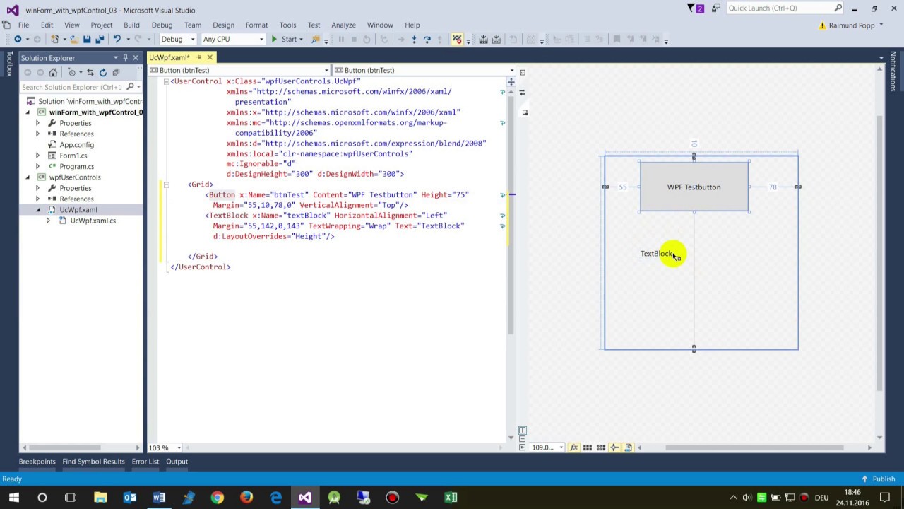 How to use WPF Controls in WinForms